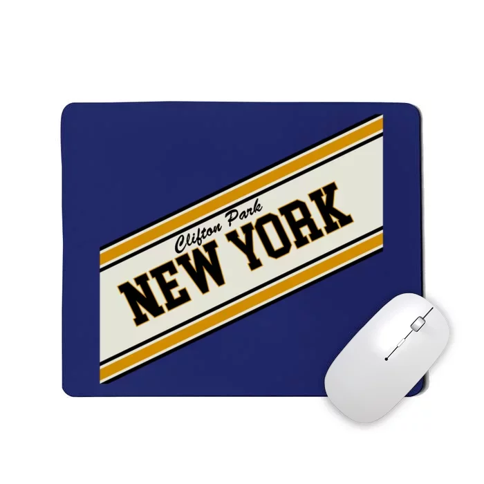 Clifton Park New York Varsity Logo Mousepad