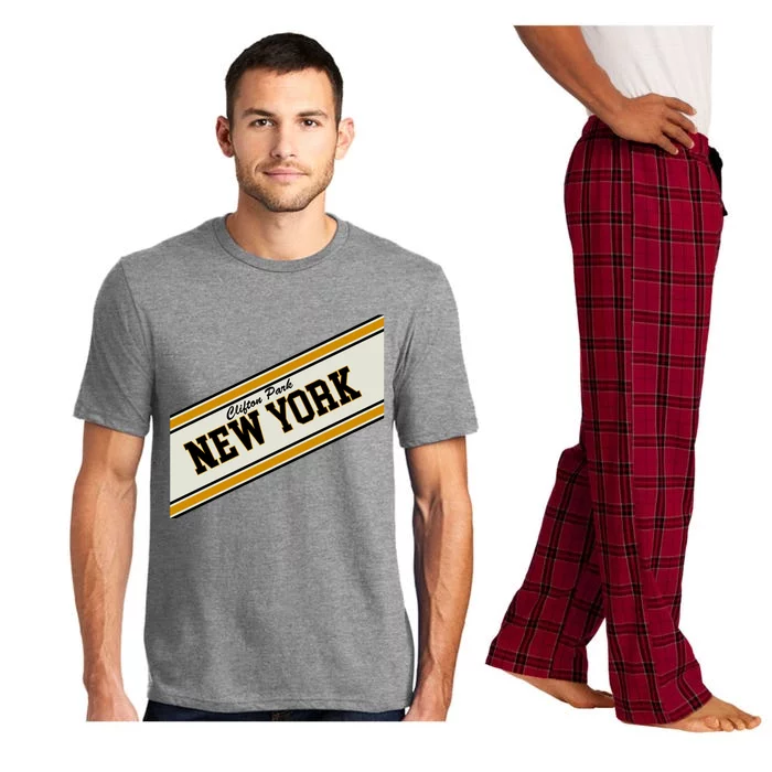 Clifton Park New York Varsity Logo Pajama Set