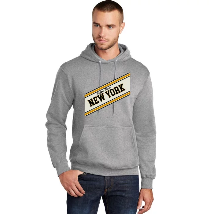 Clifton Park New York Varsity Logo Tall Hoodie