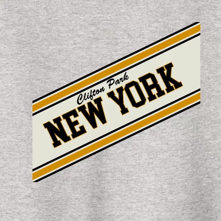 Clifton Park New York Varsity Logo Toddler T-Shirt