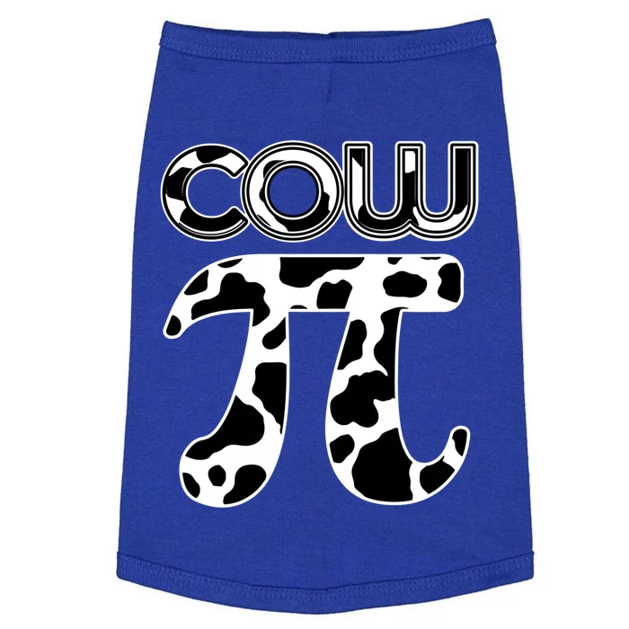 Cow Pi National Pi Day Farmer Pun Math Numbers 3 14 March 14 Gift Doggie Tank