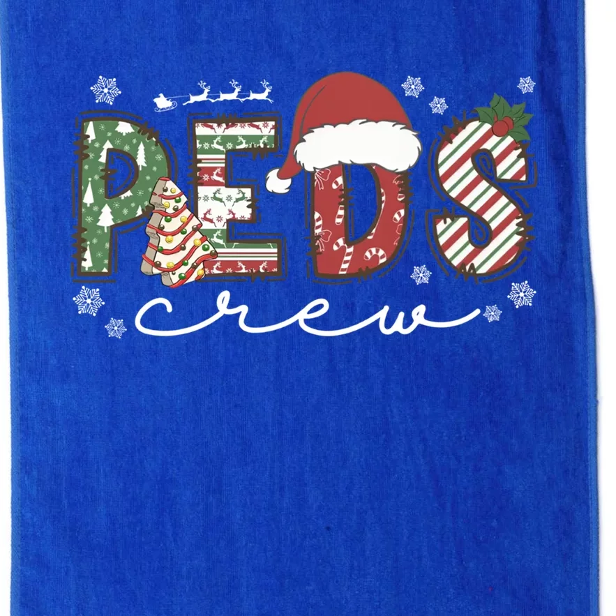 Christmas Pediatric Nurse Peds Crew Nursing Team Squad Xmas Gift Platinum Collection Golf Towel