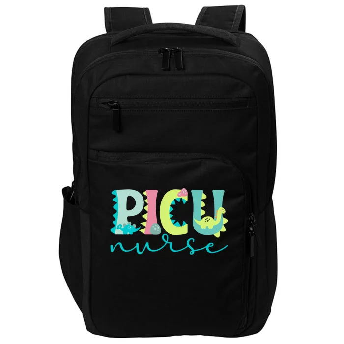 Cute Picu Nurse Pediatric Intensive Care Unit Gift Impact Tech Backpack