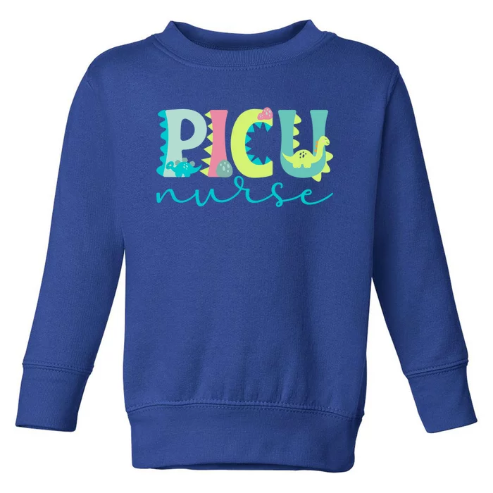 Cute Picu Nurse Pediatric Intensive Care Unit Gift Toddler Sweatshirt