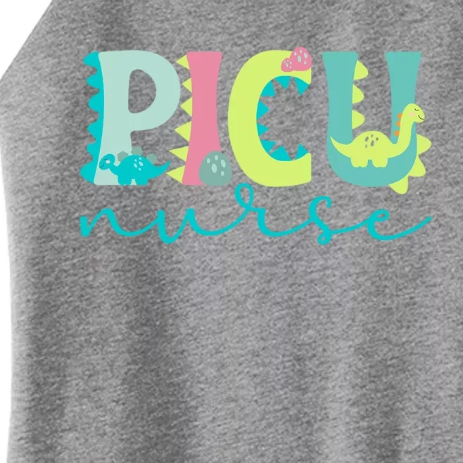 Cute Picu Nurse Pediatric Intensive Care Unit Gift Women’s Perfect Tri Rocker Tank