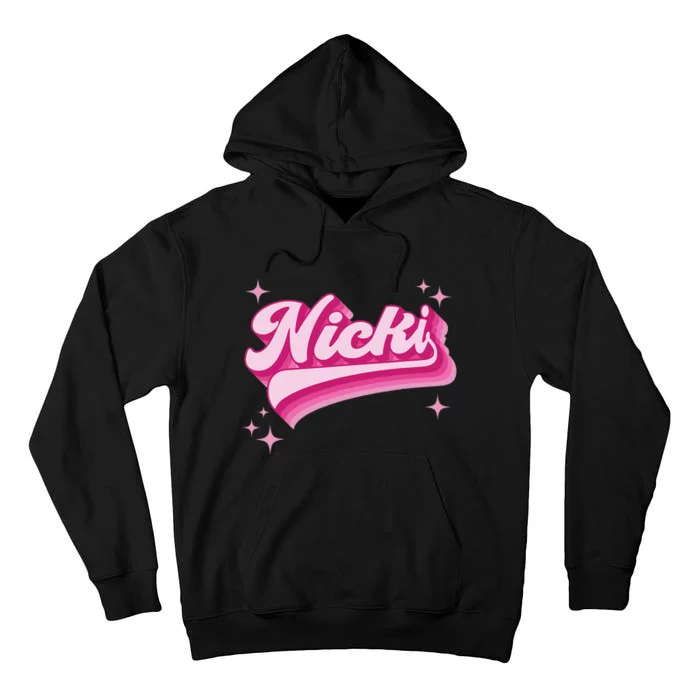 Cool Personalized Name Nicki Tall Hoodie