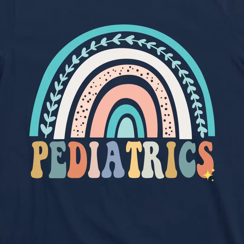 Christmas Pediatrics Nurse Pediatrician Peds Crew Flowers Sweat T-Shirt