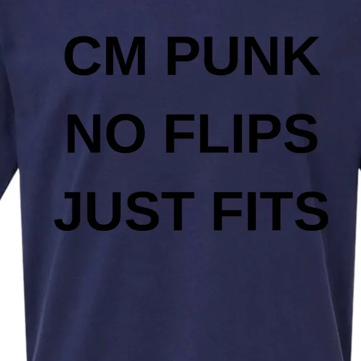 Cm Punk No Flips Just Fits Sueded Cloud Jersey T-Shirt