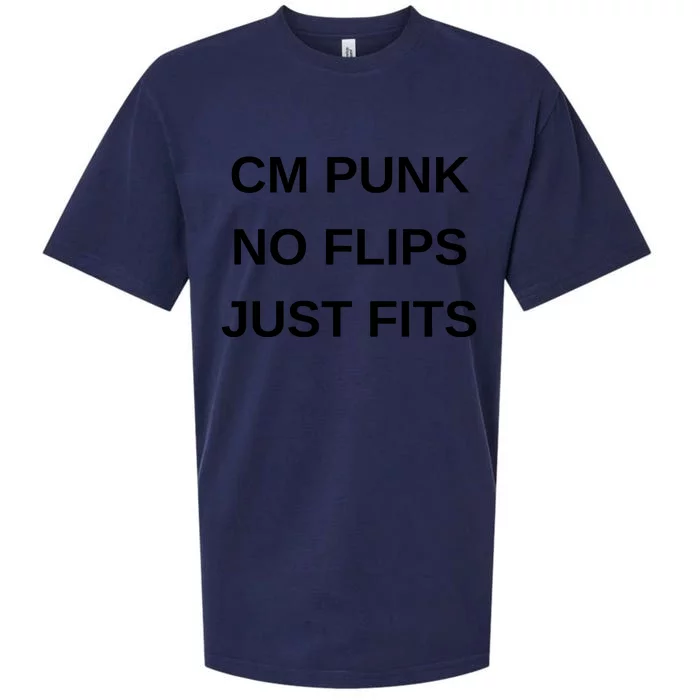 Cm Punk No Flips Just Fits Sueded Cloud Jersey T-Shirt