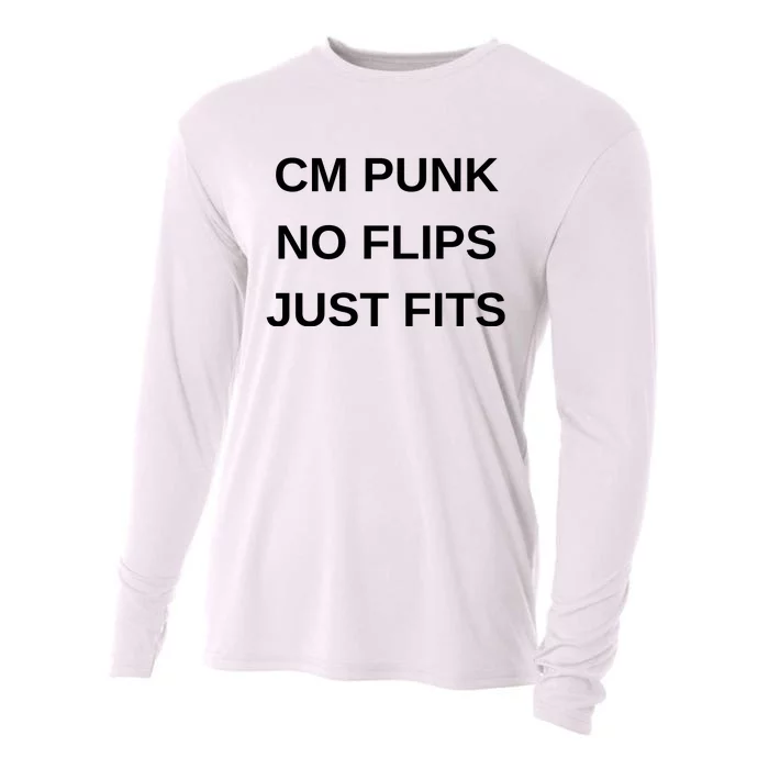 Cm Punk No Flips Just Fits Cooling Performance Long Sleeve Crew