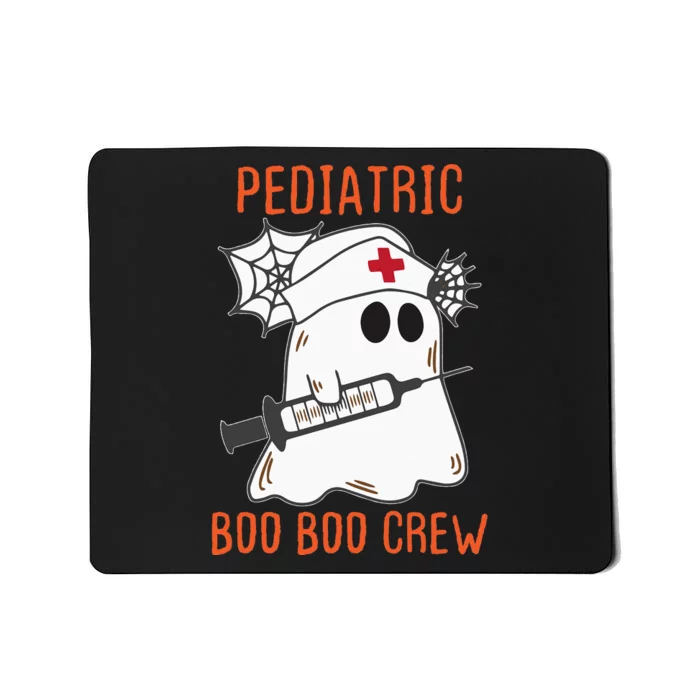 Cute Pediatric Nurse Halloween Ghost RN Boo Boo Crew Mousepad