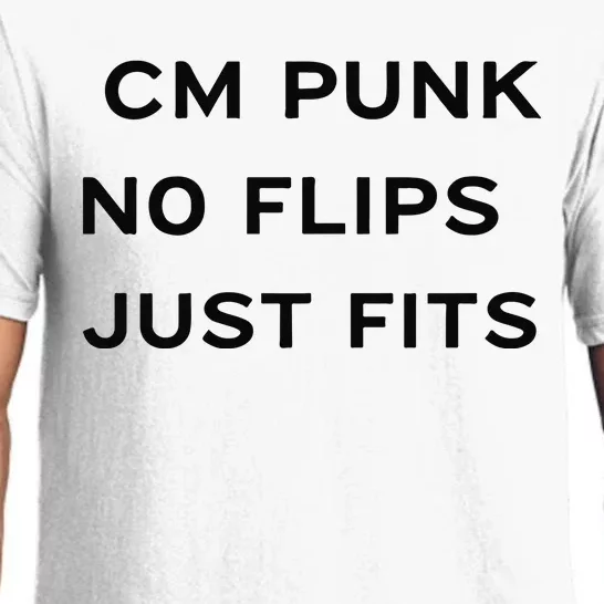 Cm Punk No Flips Just Fits Pajama Set