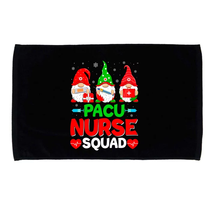 Christmas Pacu Nurse Squad Funny Gnomes Xmas Santa Nursing Gift Microfiber Hand Towel