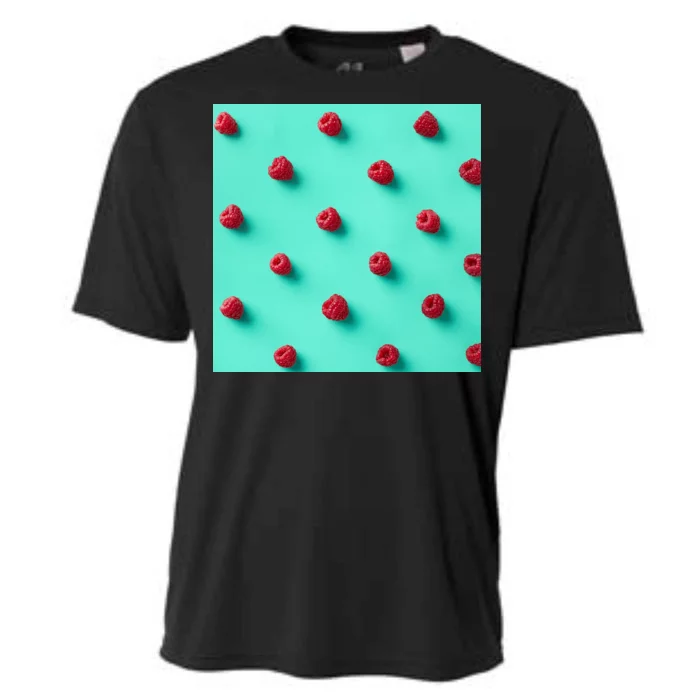 Colorful pattern of raspberries Cooling Performance Crew T-Shirt