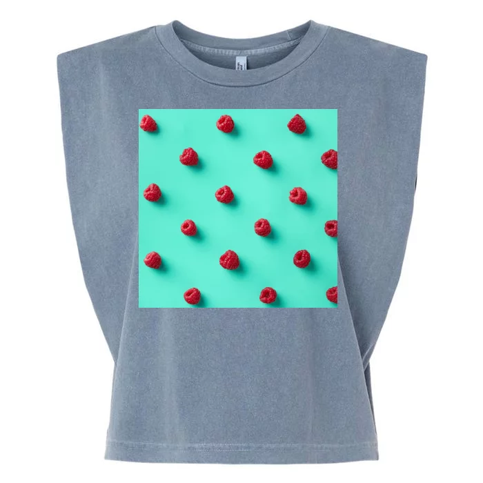 Colorful pattern of raspberries Garment-Dyed Women's Muscle Tee