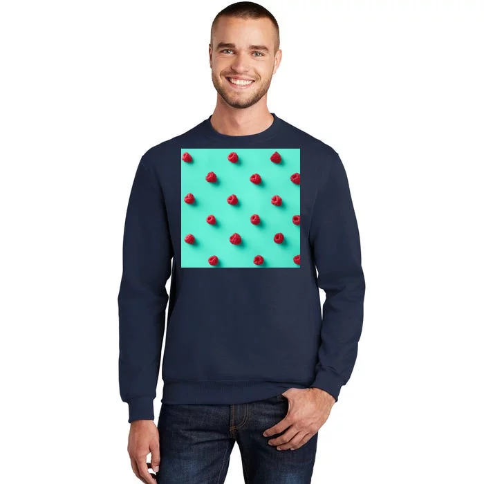 Colorful pattern of raspberries Sweatshirt