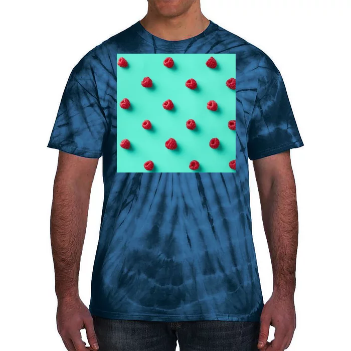 Colorful pattern of raspberries Tie-Dye T-Shirt