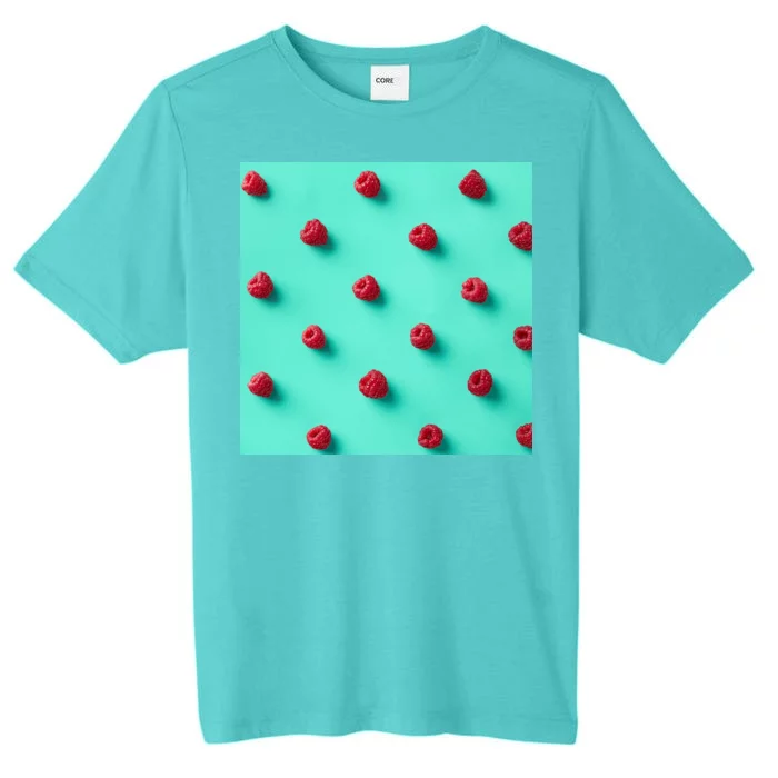 Colorful pattern of raspberries ChromaSoft Performance T-Shirt