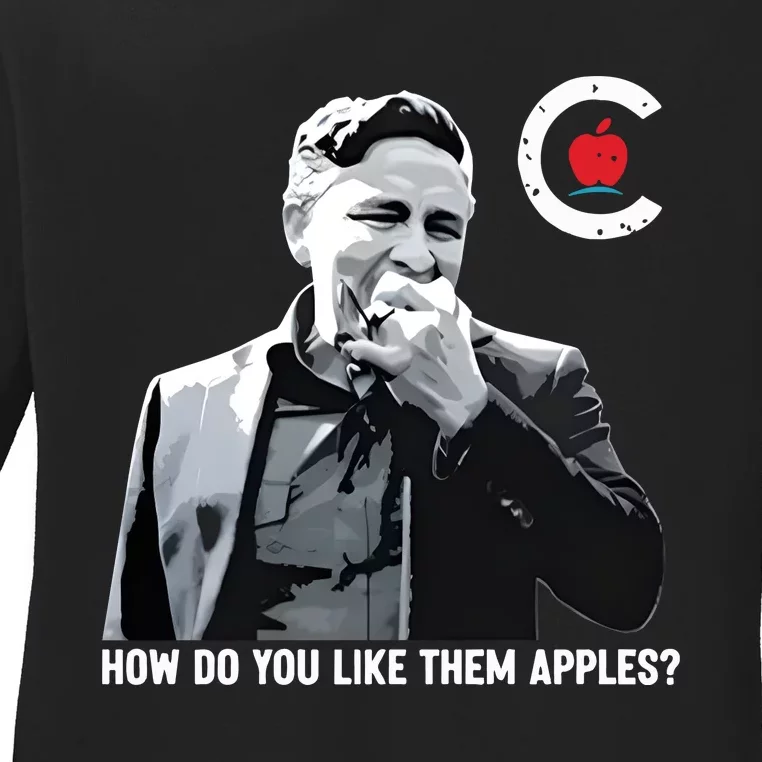 Conservative Party Of Canada How Do You Like Them Apples Pierre Bring It Home Ladies Long Sleeve Shirt