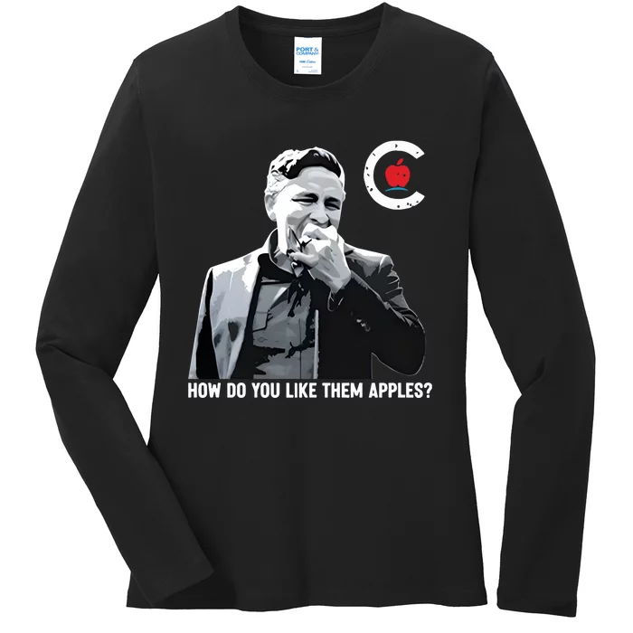 Conservative Party Of Canada How Do You Like Them Apples Pierre Bring It Home Ladies Long Sleeve Shirt