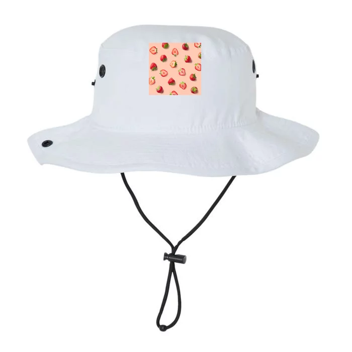 Colorful Pattern of Strawberries Legacy Cool Fit Booney Bucket Hat