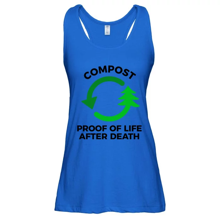 Compost Proof Of Life After Death Composting Gift Ladies Essential Flowy Tank