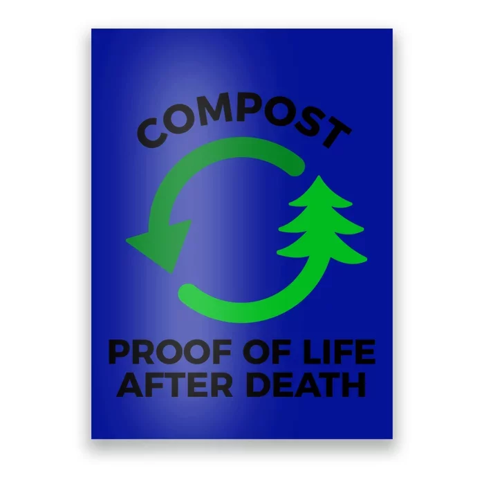 Compost Proof Of Life After Death Composting Gift Poster