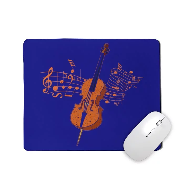 Cello Player Orchestra Music Notes Cellist Gift Cello Gift Mousepad