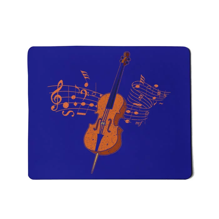 Cello Player Orchestra Music Notes Cellist Gift Cello Gift Mousepad