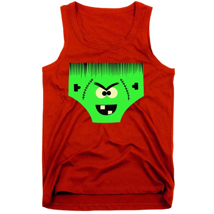 Creepy Pair Of Underwear Face Halloween Costume Tank Top