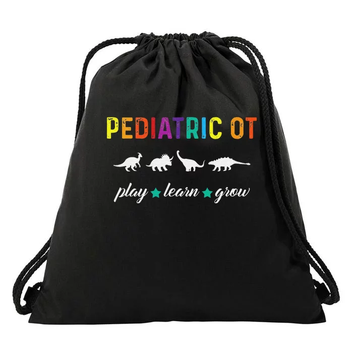 Cute Pediatric Occupational Therapy Drawstring Bag