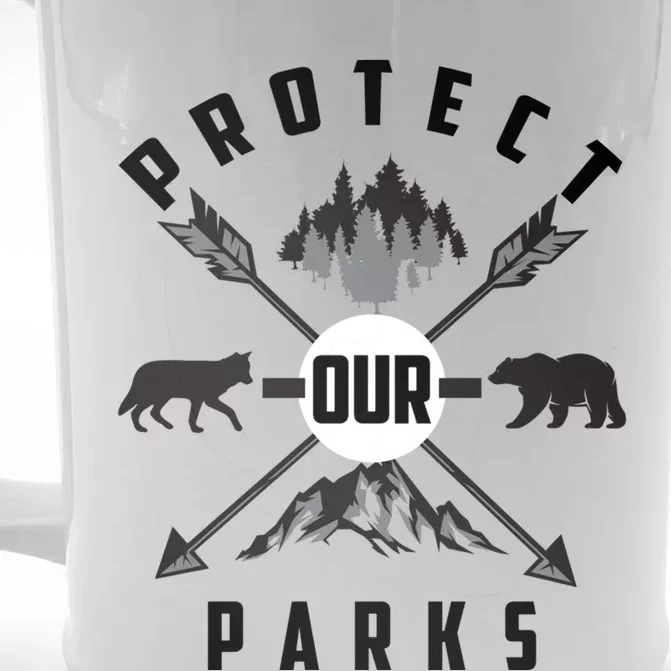 Cute Protect Our Parks Gift For Environt Advocate Gift Front & Back Beer Stein