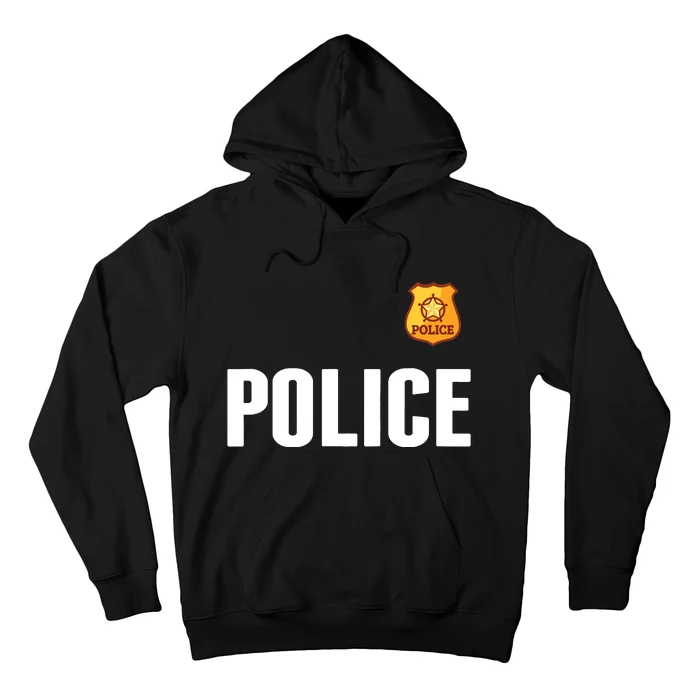 Cop Policeman Officer Halloween Costume Hoodie