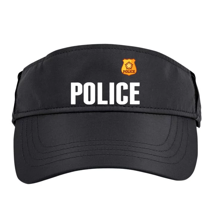 Cop Policeman Officer Halloween Costume Adult Drive Performance Visor