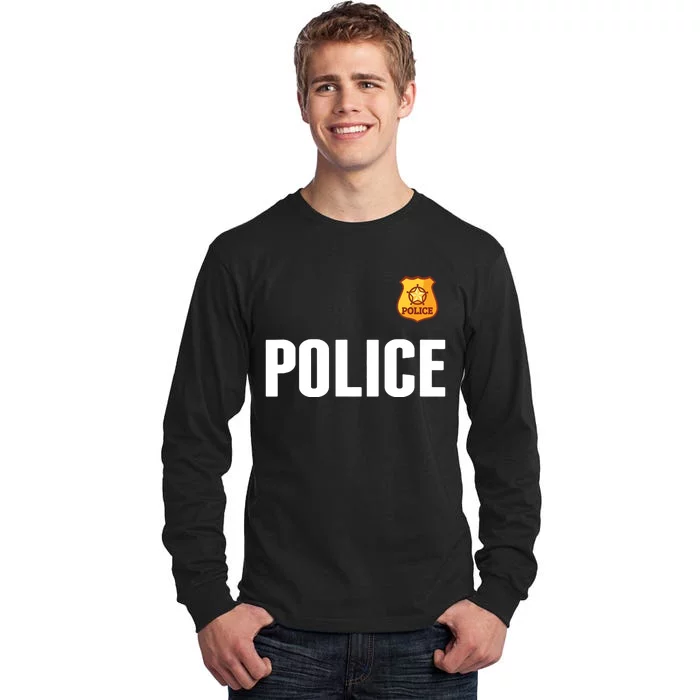 Cop Policeman Officer Halloween Costume Tall Long Sleeve T-Shirt