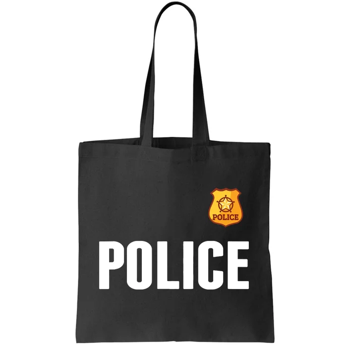 Cop Policeman Officer Halloween Costume Tote Bag