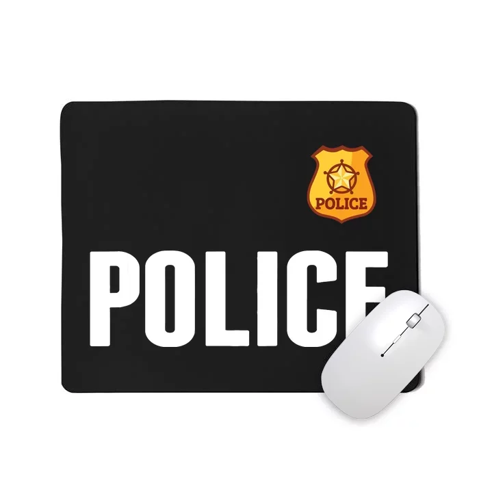 Cop Policeman Officer Halloween Costume Mousepad