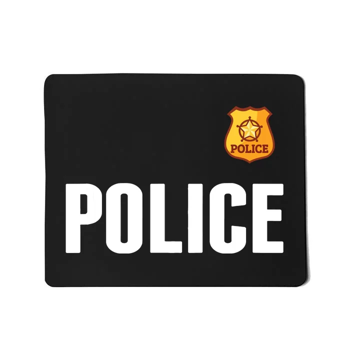 Cop Policeman Officer Halloween Costume Mousepad