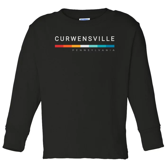 Curwensville Pa Pennsylvania Toddler Long Sleeve Shirt