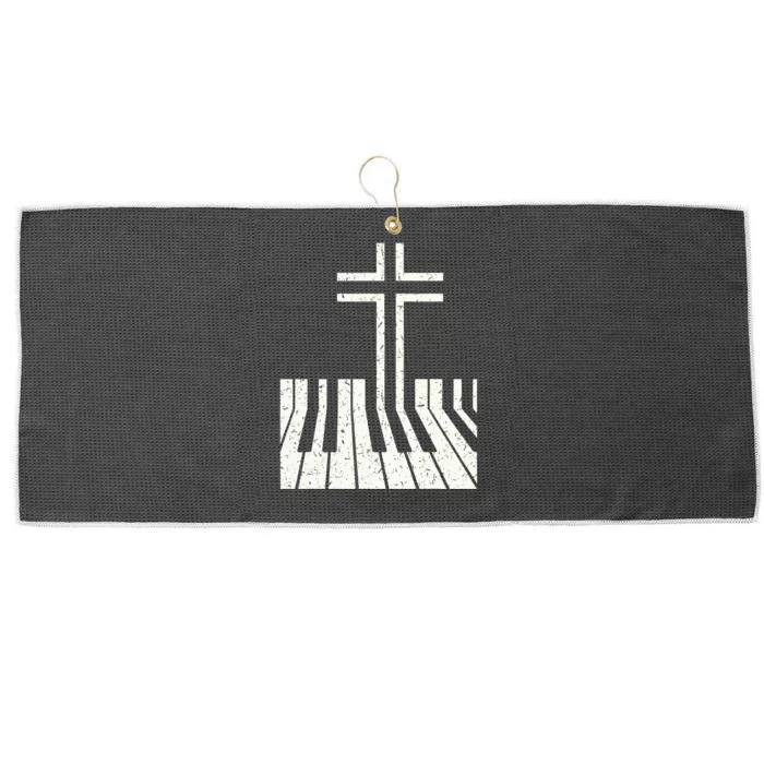 Christian Piano Player Piano Teacher Keyboard Large Microfiber Waffle Golf Towel