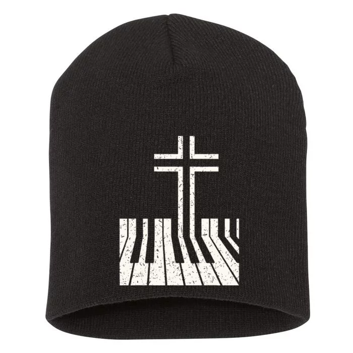 Christian Piano Player Piano Teacher Keyboard Short Acrylic Beanie