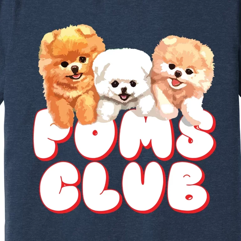 Cute Pomeranian Puppy Poms Club Baby Dog Premium T-Shirt