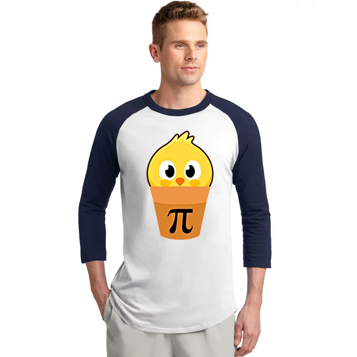 Chicken Pot Pi Math Lover And Pi Day Pie Funny Academic Meaningful Gift Baseball Sleeve Shirt