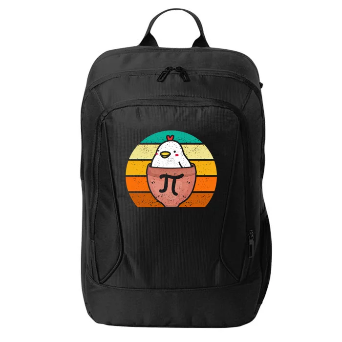 Chicken Pot Pi Day Funny Math Teacher Mathematics Lover Gift City Backpack