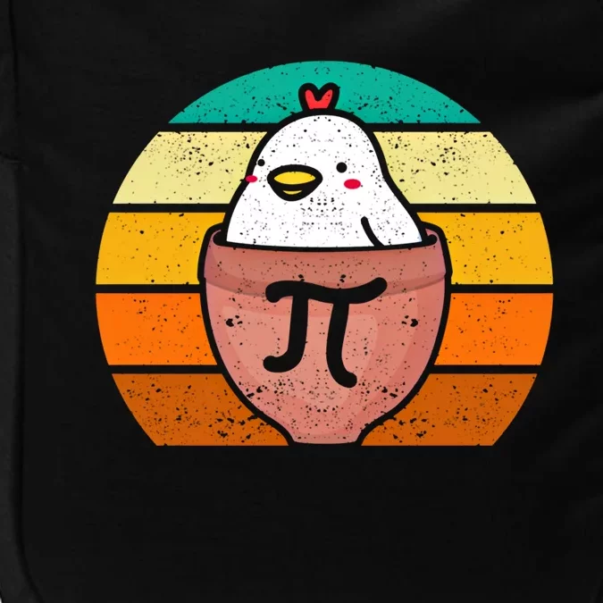 Chicken Pot Pi Day Funny Math Teacher Mathematics Lover Gift Impact Tech Backpack