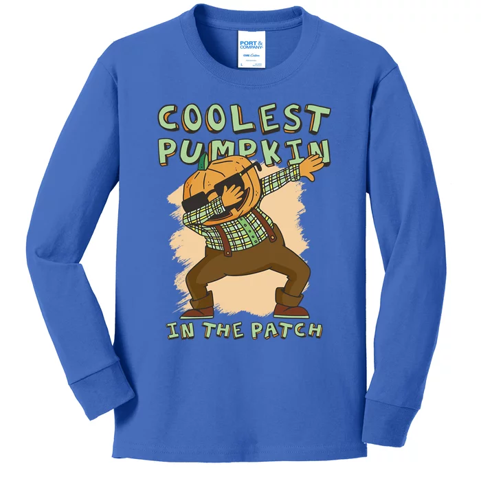 Coolest Pumpkin Patch Halloween Great Gift Kids Long Sleeve Shirt