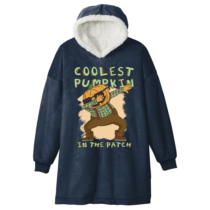 Coolest Pumpkin Patch Halloween Great Gift Hooded Wearable Blanket