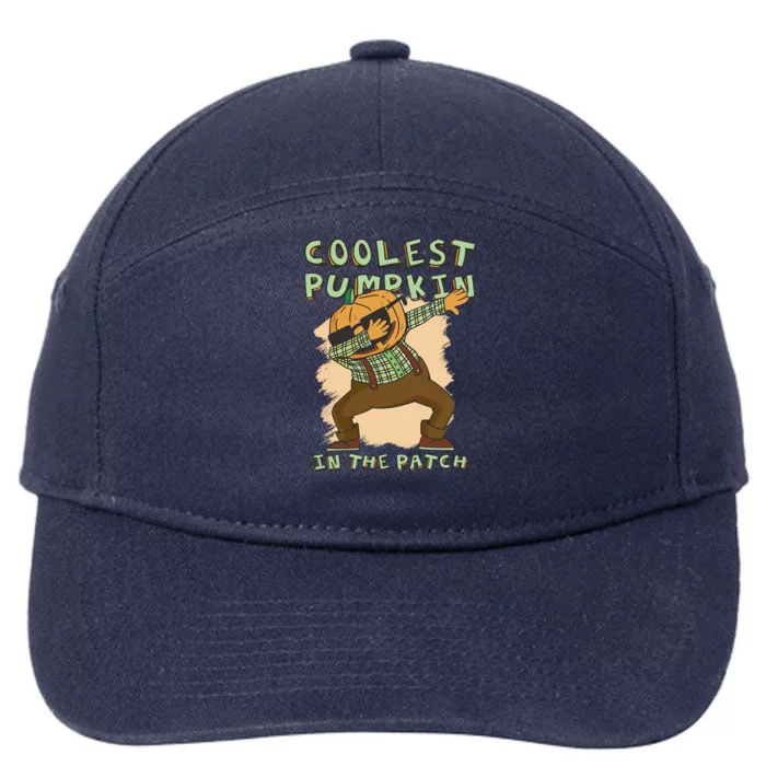 Coolest Pumpkin Patch Halloween Great Gift 7-Panel Snapback Hat