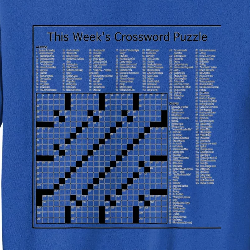 Crossword Puzzle Picture Sweatshirt