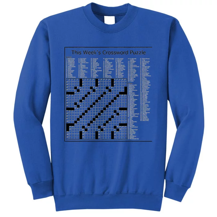 Crossword Puzzle Picture Sweatshirt